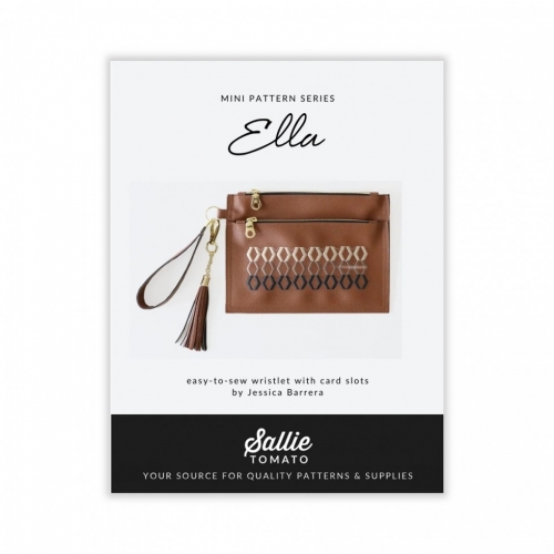 Sallie Tomato Paper Sewing Pattern Ella Wristlet
