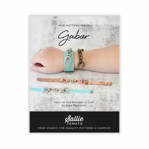 Sallie Tomato Paper Sewing Pattern Gabor Bracelet & Cuff