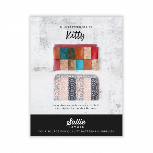 Sallie Tomato Paper Sewing Pattern Kitty Clutch Bag