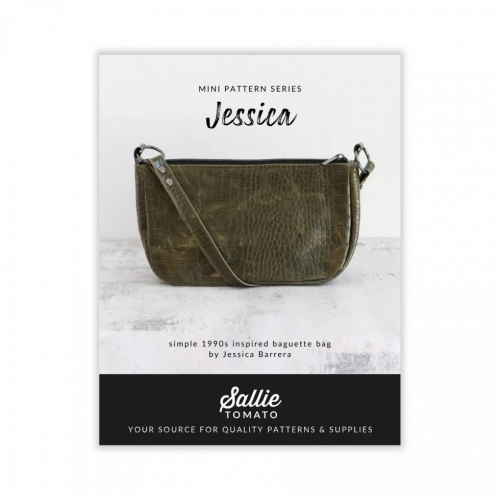 Sallie Tomato Paper Sewing Pattern Jessica Baguette Bag