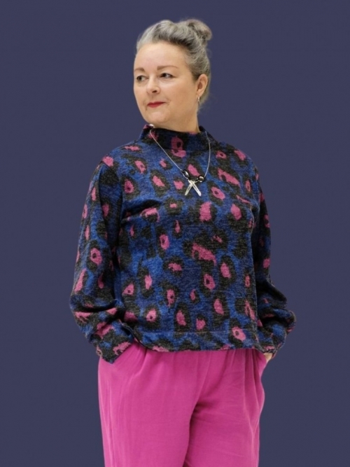 My Handmade Wardrobe Paper Sewing Pattern Funnel Neck Jumper