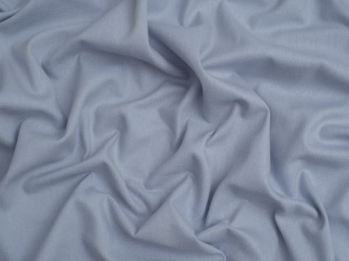 Minerva Core Range Basket Weave Soft Cotton Canvas Fabric Cloud Blue