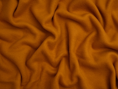 Minerva Core Range 100% Cotton Fleece Fabric Burnt Orange