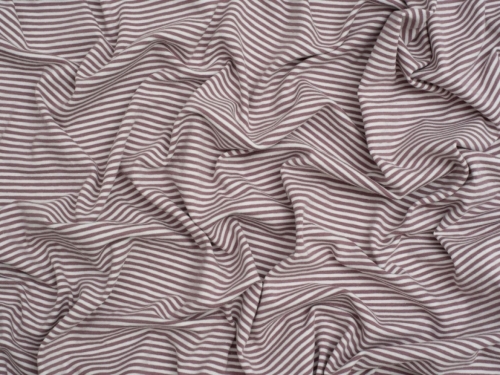 Minerva Core Range Baby Soft Yarn Dyed Cotton Jersey Stretch Knit Fabric Mauve