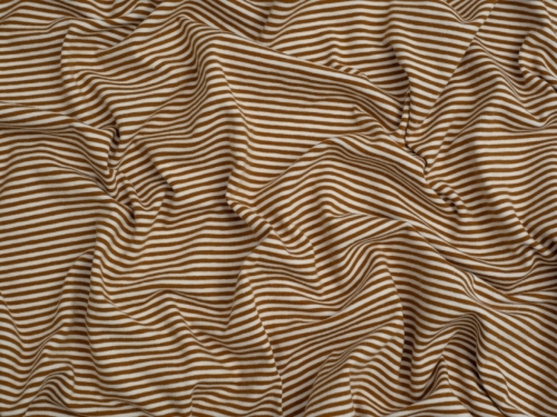 Minerva Core Range Baby Soft Yarn Dyed Cotton Jersey Stretch Knit Fabric Copper