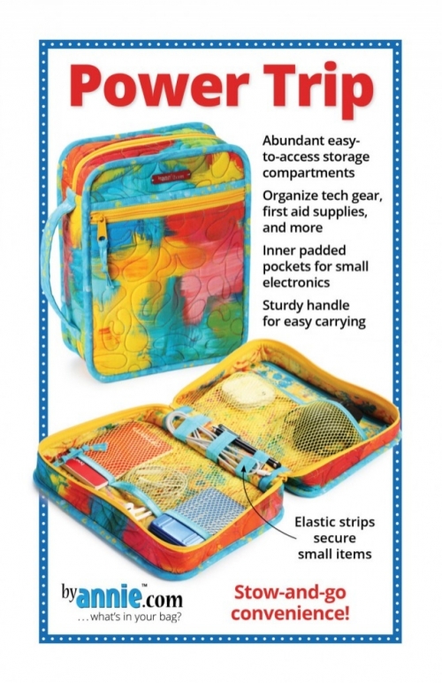 By Annie Paper Sewing Pattern Power Trip Organiser