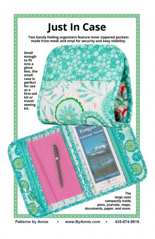 By Annie Paper Sewing Pattern Just In Case Organiser