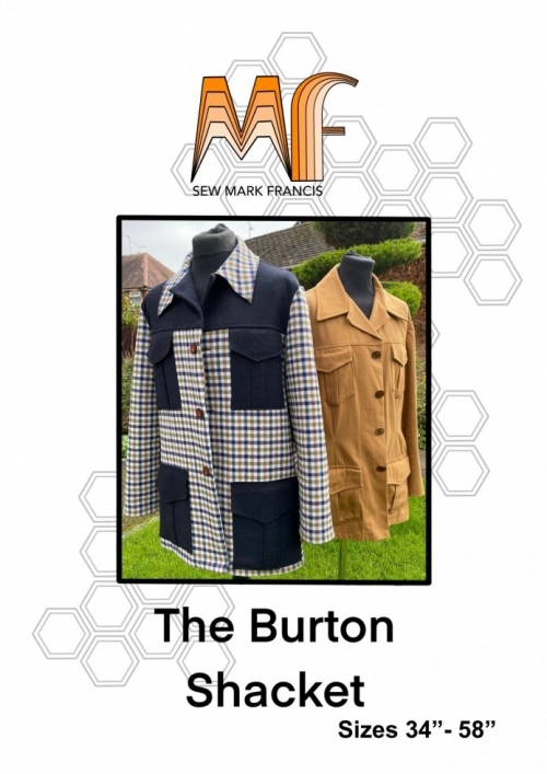 Sew Mark Francis Paper Sewing Pattern Burton Shacket