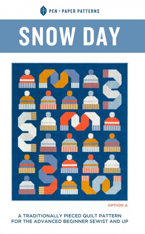 Pen + Paper Quilting Pattern Snow Day