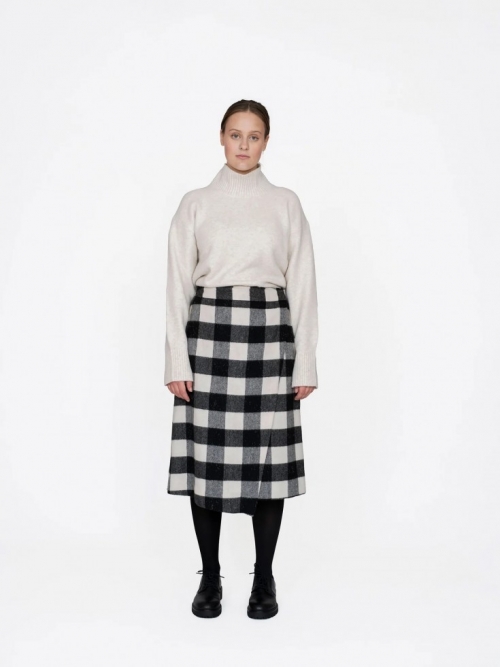 The Assembly Line Paper Sewing Pattern Asymmetric Midi Skirt