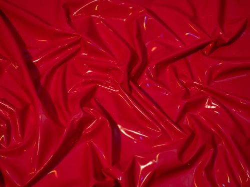 Minerva Core Range Hi Shine Glossy PVC Vinyl Fabric Red