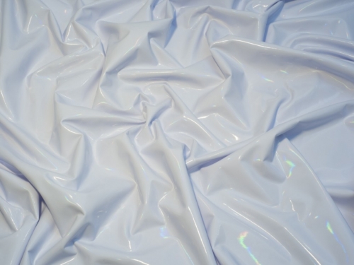 Minerva Core Range Hi Shine Glossy PVC Vinyl Fabric White