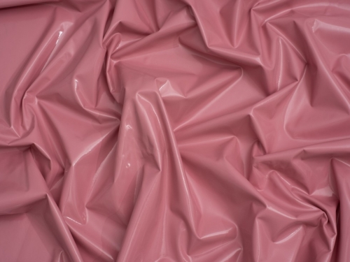 Minerva Core Range Glossy PVC Vinyl Fabric Dusty Pink