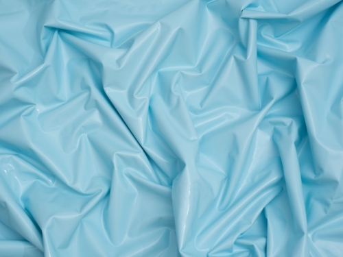 Minerva Core Range Glossy PVC Vinyl Fabric Aqua