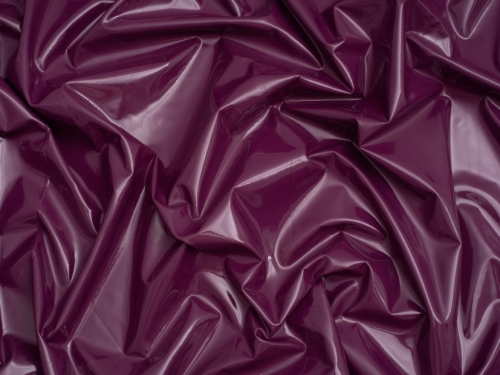 Minerva Core Range Glossy PVC Vinyl Fabric Plum