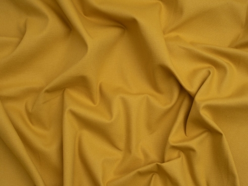 Minerva Core Range Washed Cotton Canvas Fabric Deep Gold