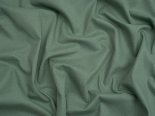 Minerva Core Range Washed Cotton Canvas Fabric Dusky Green