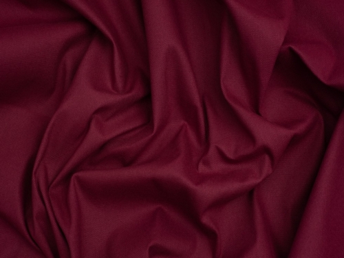 Minerva Core Range Washed Cotton Canvas Fabric Bordeaux