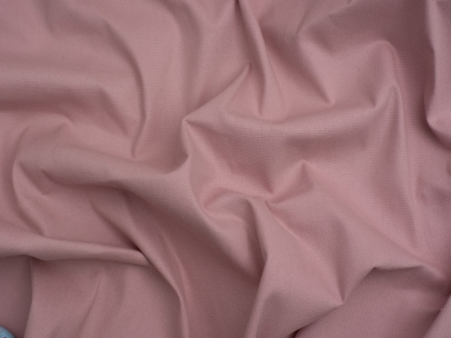Minerva Core Range Washed Cotton Canvas Fabric Dusky Pink