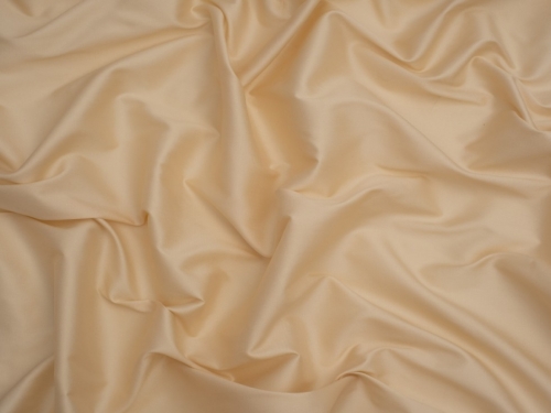 Minerva Core Range Faux Silk Effect Taffeta Fabric Sand