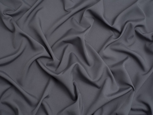Minerva Core Range Soft Touch Crepe Fabric Pewter