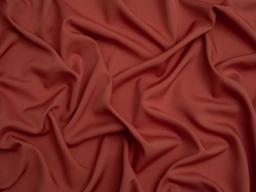 Minerva Core Range Soft Touch Crepe Fabric Dark Rosewood