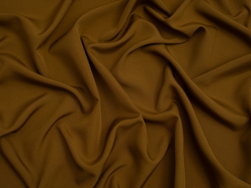 Minerva Core Range Soft Touch Crepe Fabric Warm Khaki