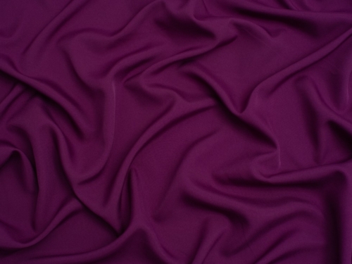 Minerva Core Range Soft Touch Crepe Fabric Deep Magenta