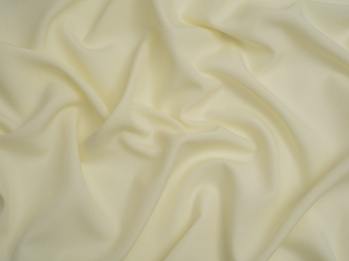 Minerva Core Range Soft Touch Crepe Fabric Pastel Lemon