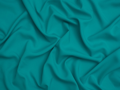Minerva Core Range Soft Touch Crepe Fabric Bright Turquoise