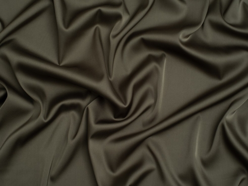 Super Stretch Woven Charmeuse Silky Satin Fabric Khaki