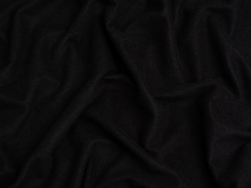 Minerva Core Range Brushed Back Tracksuit Knit Fabric Black