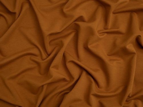 Minerva Core Range Light Loop Back French Terry Stretch Knit Fabric Camel