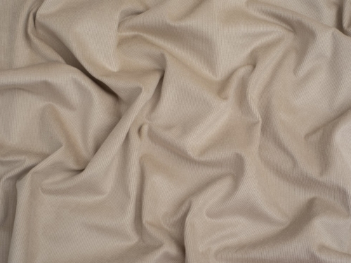 Minerva Core Range 16 Wale Stretch Woven Needlecord Fabric Cream