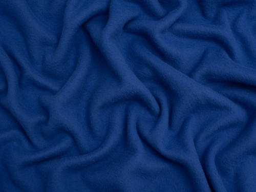 Minerva Core Range Brushed Microfleece Fabric Cobalt Blue