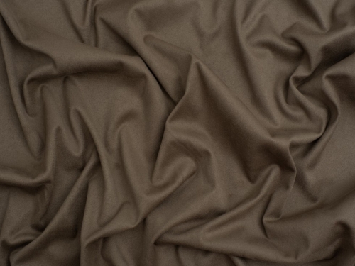 Minerva Core Range Heavy Suede Stretch Knit Fabric Taupe