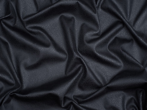 Minerva Core Range Foiled Heavy Suede Stretch Knit Fabric Navy Blue