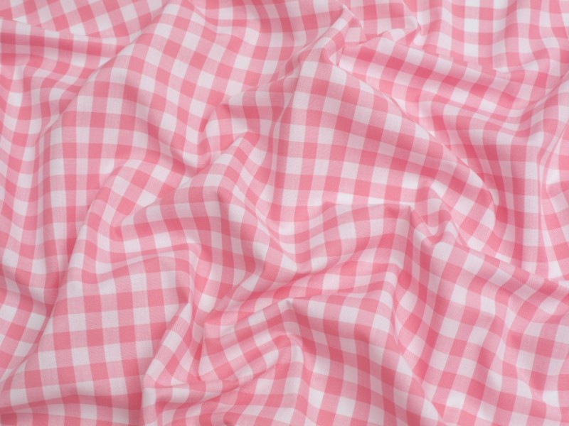 Minerva Core Range 3/8 inch Gingham Check Yarn Dyed Cotton