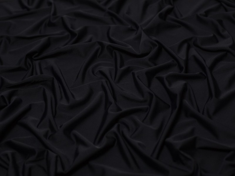 Minerva Crinolene Structured Net Fabric Black - Per Yard
