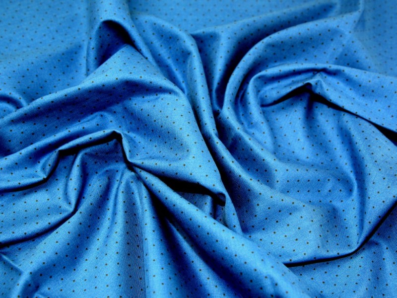Deadstock Truella Brushed Cotton Fabric Cream & Black | Minerva