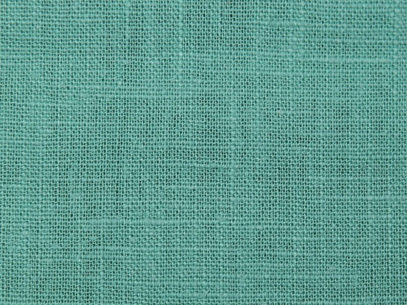 Minerva Core Range Ramie Cotton Blend Linen Weave Fabric Teal