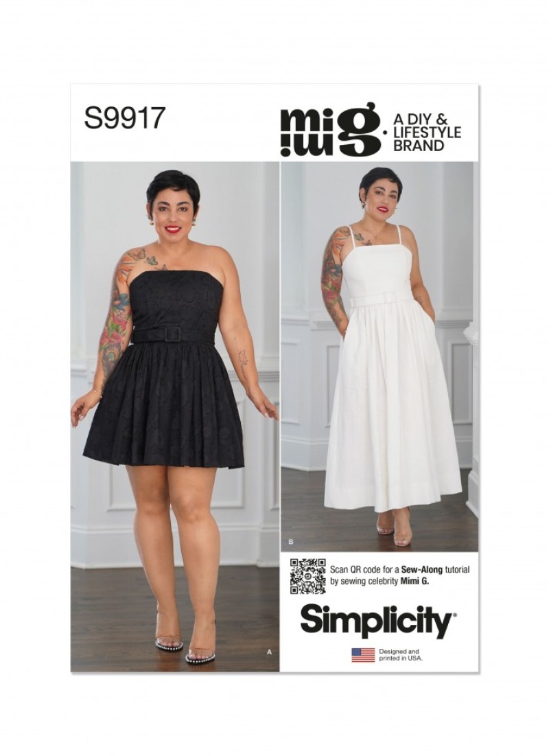 Simplicity Paper Sewing Pattern 9917 | Minerva