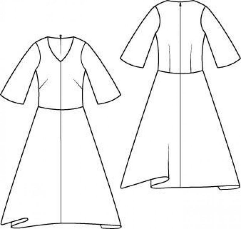 The Avid Seamstress Paper Sewing Pattern The A Line Dress | Minerva