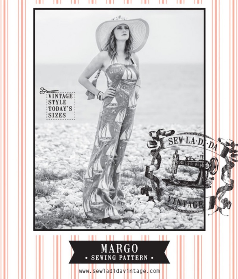 Sew La Di Da Vintage Paper Sewing Pattern Margo Jumpsuit | Minerva