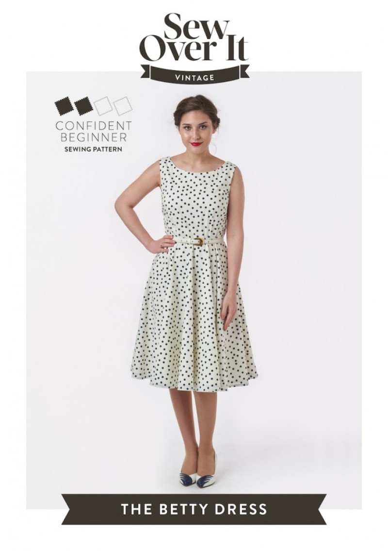 Sew Over It Paper Sewing Pattern The Betty Dress | Minerva