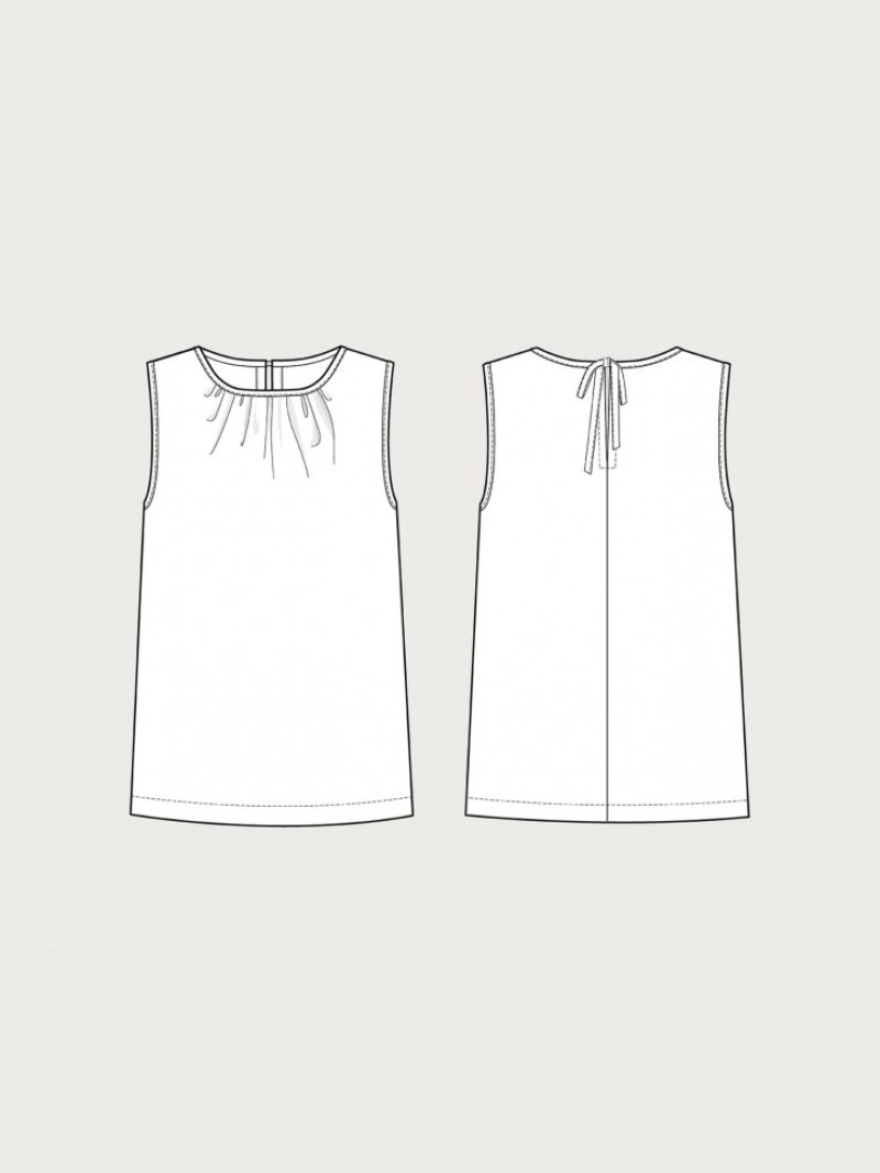 The Assembly Line Paper Sewing Pattern Drop Waist Dress & Top | Minerva