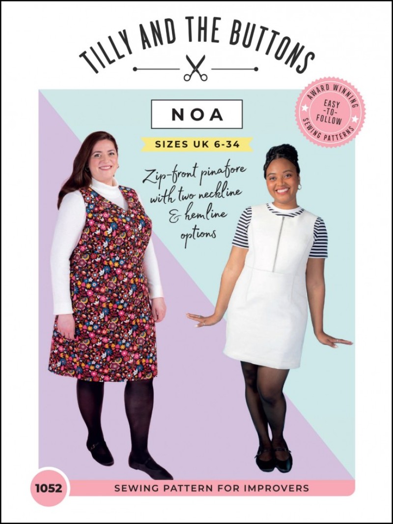 ladies pinafore dress pattern free Ora Pinafore PDF Pattern Size 6-18 – Soften Studio