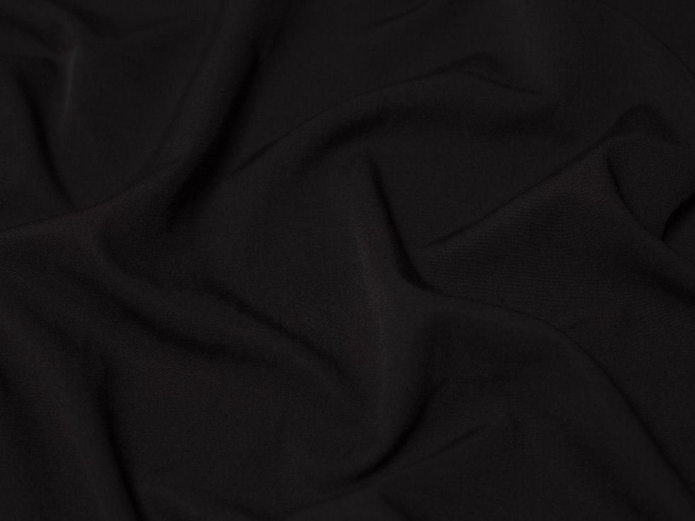 Minerva Crinolene Structured Net Fabric Black - Per Yard