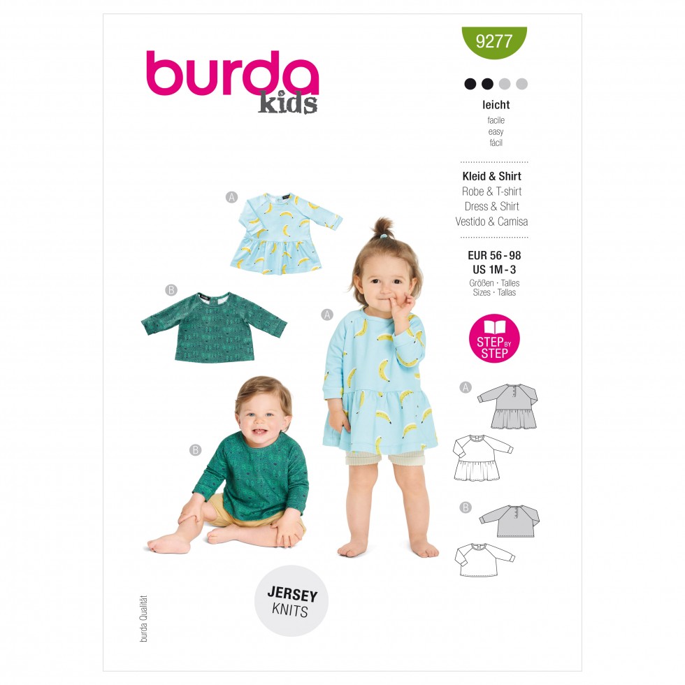 Burda Paper Sewing Pattern 9277 | Minerva