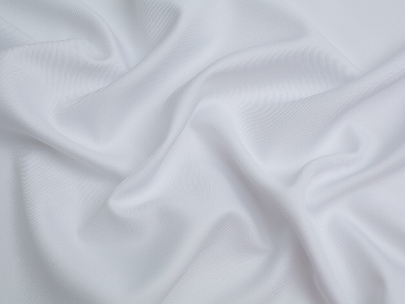 Minerva Core Range Light Polyester Twill Suiting Fabric White